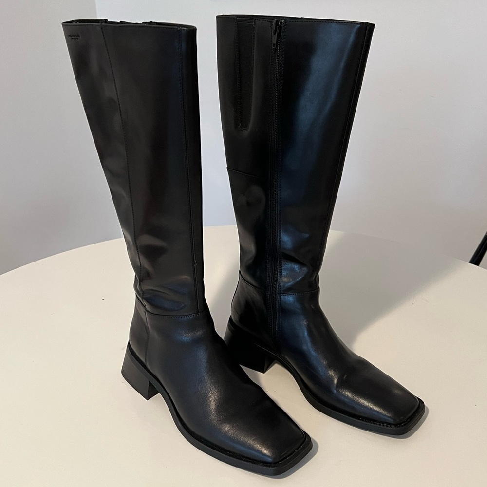 VAGABOND Blanca tall boots - black